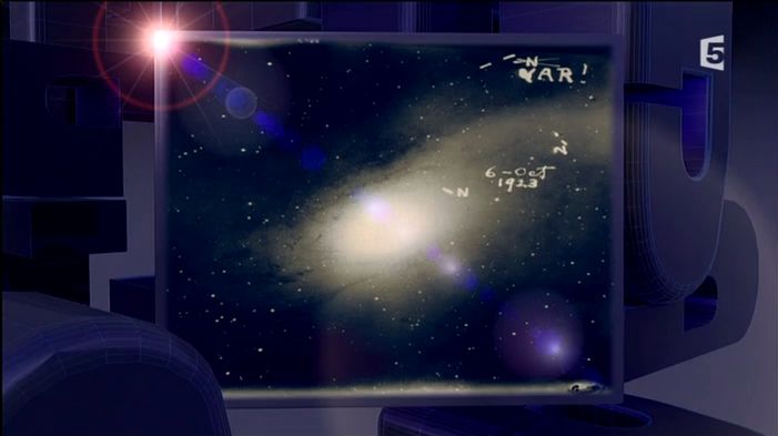 Découverte Hubble céphéide variable Andromède